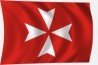 Máltai Szeretetszolgálat zászló
